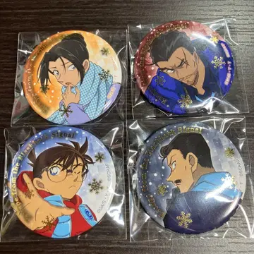 명탐정 코난 리얼 탈출 게임 특전 메모리얼 캔뱃지 세트