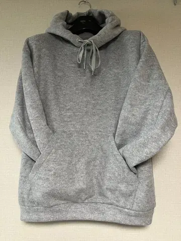 ESTNATION 그레이 후드 부착 후드티