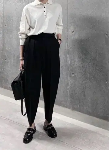 LOHEN 배럴 팬츠 36 블랙