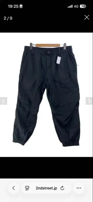 카고 팬츠/S/코튼/BLK/무지/1OP001/모드 스트릿