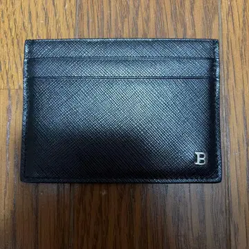 BALLY 블랙 가죽 카드 케이스
