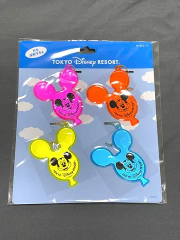 도쿄 디즈니 리조트 미키 벌룬형 키체인 4개 세트