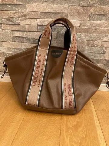 시어터 프로덕츠 브라운 토트백