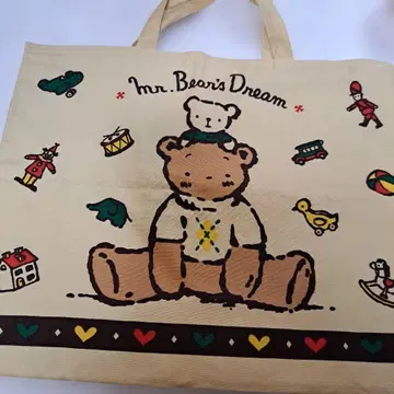 레트로 미스터 베어즈드림 Mr.bea'rsdream 토트백