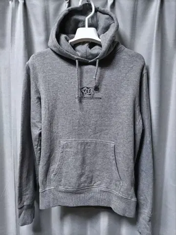 TES 풀오버 후드티 속기모 그레이