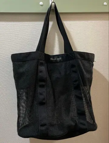 몽벨 메쉬 토트백 블랙