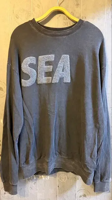 WIND AND SEA 피그먼트 맨투맨 XL