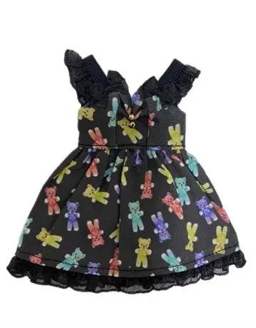 아웃핏 드레스 오다니 미유키 체리 의류 베어 곰