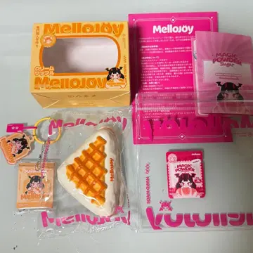 Mellojoy 메로조이 스퀴즈 크림 와플 와플 삼각