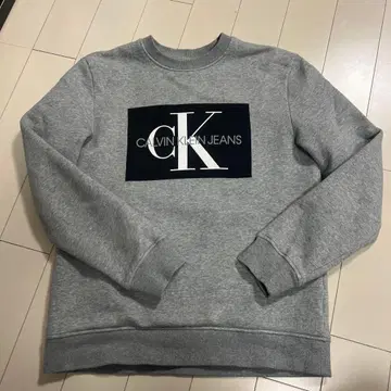 CALVIN KLEIN JEANS 그레이 맨투맨