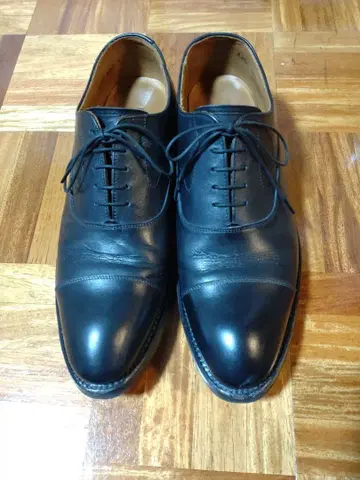 REGAL 가죽 신발 블랙 스트레이트 팁 25cm