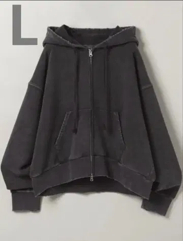 JEANASIS 페이드 컬러 지퍼 후디 L 사이즈