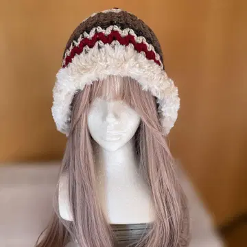 크로셰 모자 니트 모자 핸드메이드