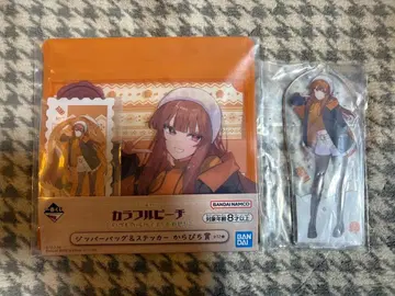 컬러풀 피치 제일복권 에토 씨 아크릴 스탠드 지퍼 백 2세트