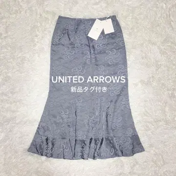 새상품 UNITED ARROWS 플라워 자카드 스커트 정가 5만
