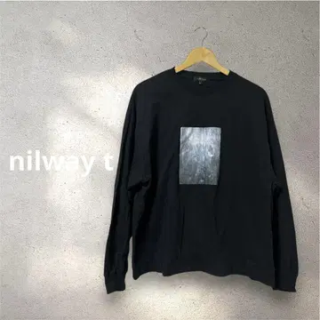 [ nilway t ] 즉시 완판! 모드한 분위기 오버 사이즈 롱 T M