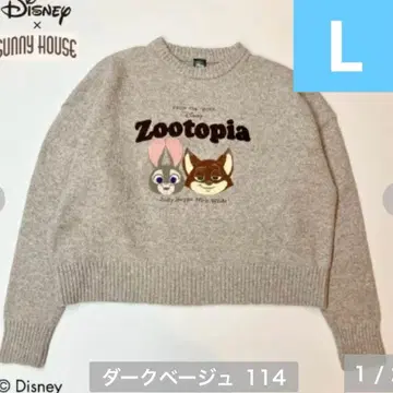 [ 미사용 새상품 ] 주토피아 니트 풀오버 L 사이즈 다크 베이지