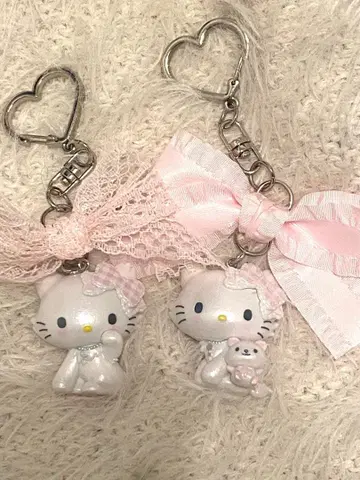 챠미 키티 시크릿 키링 2개 세트