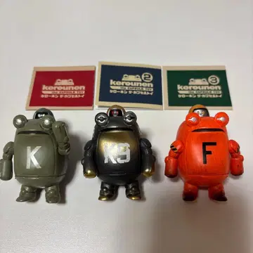 케로로 피규어 3체 세트