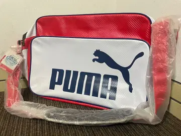 미사용 새상품 택 포함 PUMA 푸마 숄더백 화이트/레드/네이비
