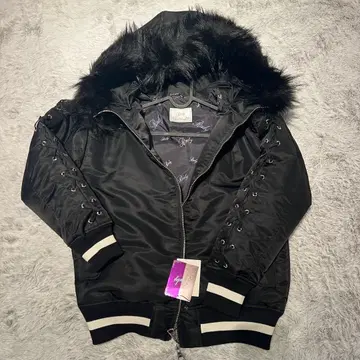 새상품 Rady N2B 레이스업 자켓 블랙