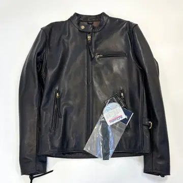 [ 미사용 택 포함 ] KADOYA 카도야 LL 싱글 라이더 소가죽 블랙