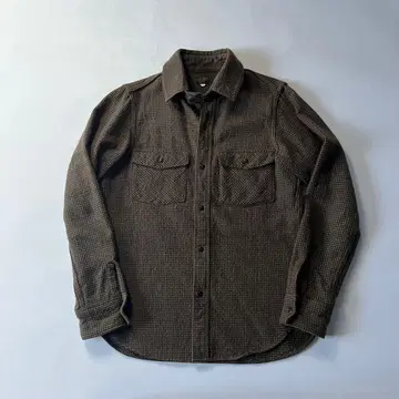 달리즈앤코 하운드투스 체크 긴팔 체크 셔츠 디럭스웨어 M 울