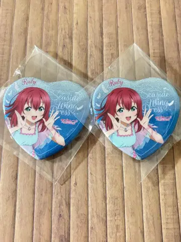 바다의 반짝임 캔뱃지 쿠로사와 루비 x 2