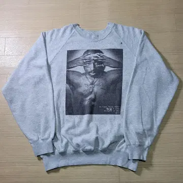 2Pac 투팩 힙합 래퍼 스웨트 프랑스제 M