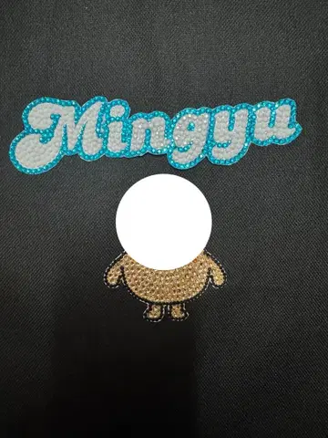 세븐틴 민규 부채 데코 부품 seventeen 데코 부채