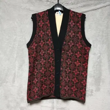 편물 ORIGINAL FASHION 빨검 니트 베스트