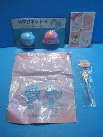 키키라라 굿즈 4점 세트 산리오 리틀트윈스타