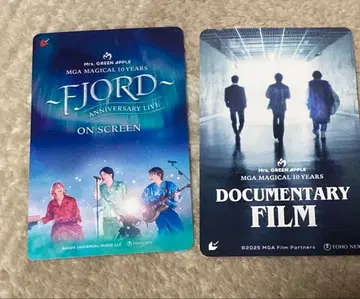 Mrs. GREEN APPLE 10주년 다큐멘터리 라이브 사용 카드