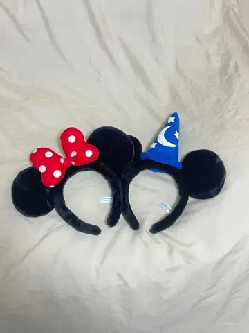 디즈니 미니 마우스와 미키마우스 머리띠 세트