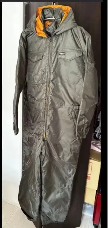 EVENRIVER 오버롤 LL 사이즈 올리브