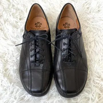 Ganter (간터) 천연 가죽 컴포트 슈즈 가죽 신발 블랙