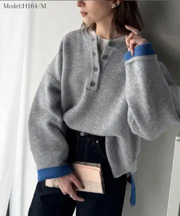 클래식 엘프 니트 그레이 S 사이즈