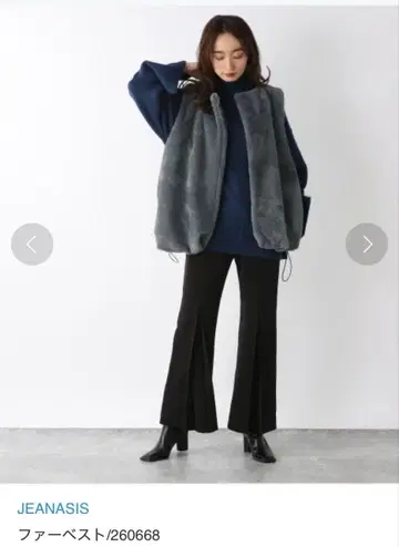 JEANASIS 퍼 베스트