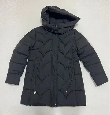 아우터 자켓 코트 블랙 미들 기장