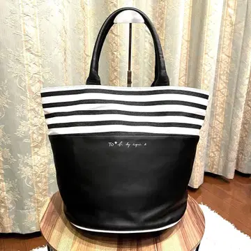 레어 새상품급 agnes b. 에네스베 토트백 캔버스 블랙