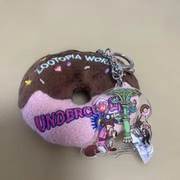 주토피아 도넛 모양 키링