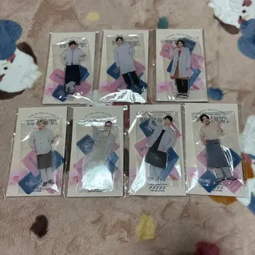 WEST. 패밀리 클럽 스토어 앰버서더 아크릴 스탠드 7인 전원 세트