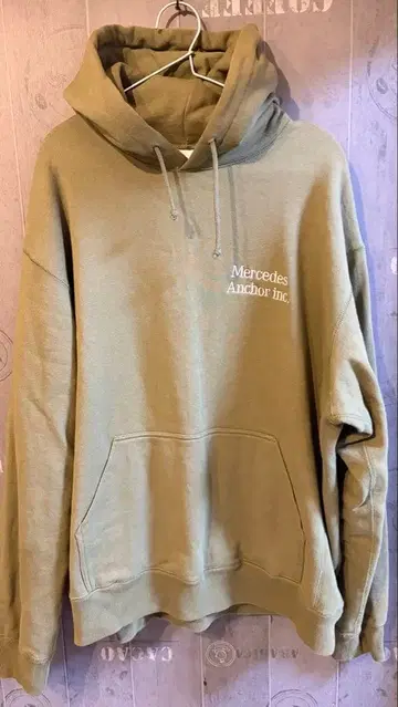 Mercedes Anchor inc. 속기모 후드티