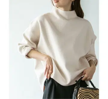 노블 스무스 니트 하이넥 풀오버