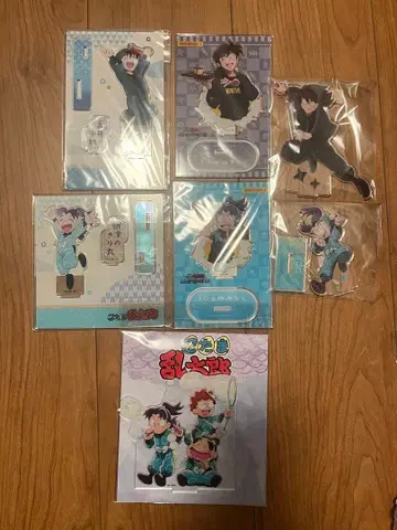 닌타마 란타로 아크릴 스탠드 7개 세트