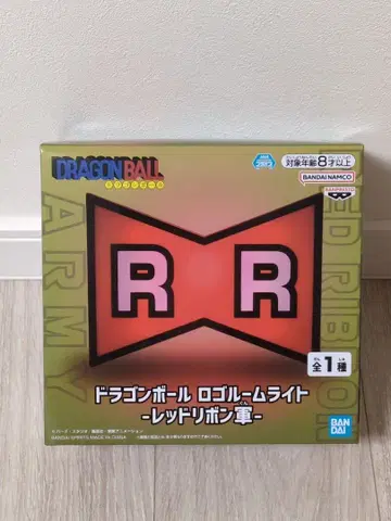 드래곤볼 로고 룸 라이트 레드 리본 군