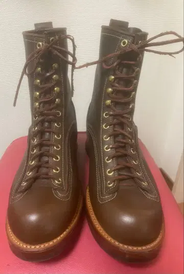 cushman 로거 부츠 카우하이드 오일 가죽