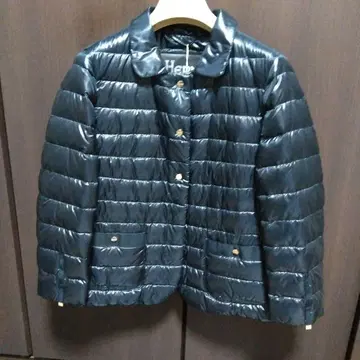 Herno 네이비 다운 자켓