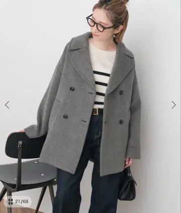 택 포함 새상품 TICCA 2025 티카 피 코트 그레이