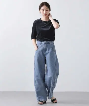 그레디 브릴리언트 Gready Brilliant 커비 와이드 데님